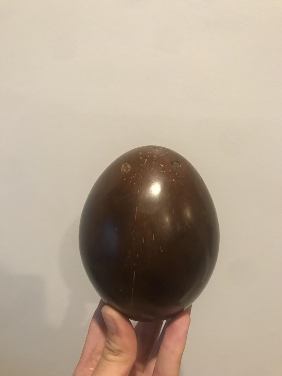 A polished coconut