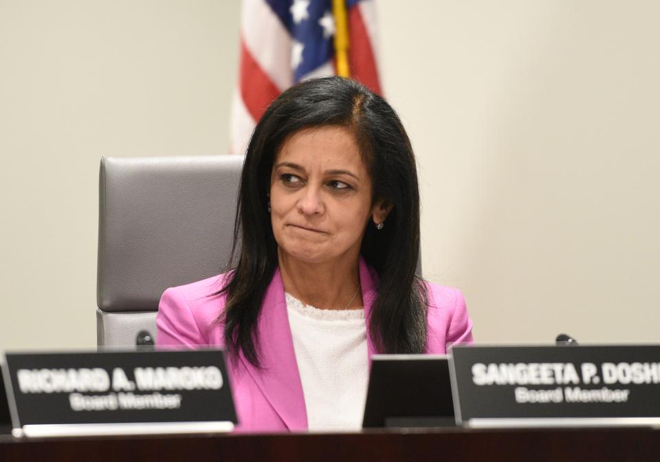 Sangeeta Doshi, of Cherry Hill, was picked by former Senate President Steve Sweeney in 2020 to be a public representative on the NJ Transit board.