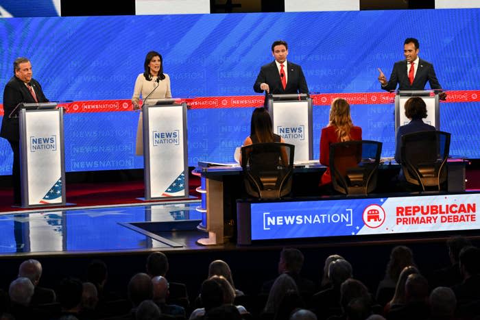 republic primary debate with candidates on stage