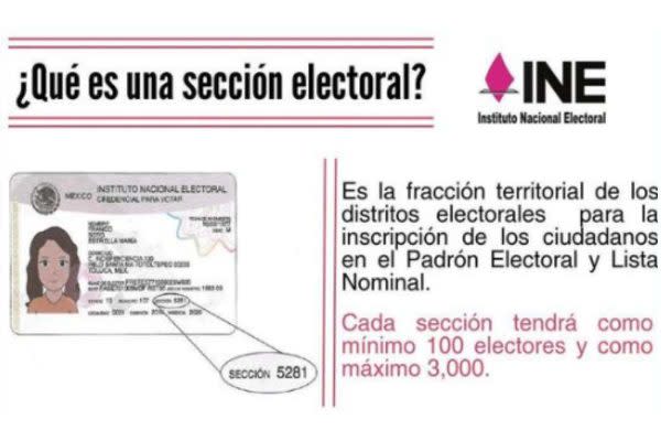 Cada sección tendrá mínimo mil y máximo 3 mil electores. Ilustración: INE