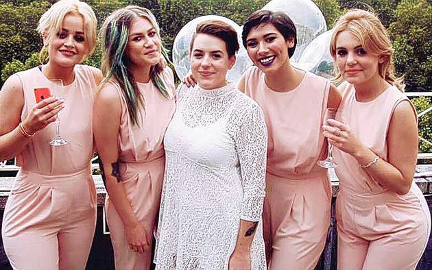 Isabella Cruise on her big day.