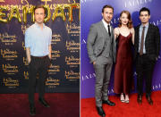 <p>Rechts zu sehen: Schauspieler Ryan Gosling, der sich jüngst über seine zweite Oscar-Nominierung freuen durfte und “La La Land”-Kollegin Emma Stone, sowie “La La Land”-Regisseur David Chazelle. Links zu sehen: Eine Wachsfigur, die aussehen soll wie Ryan Gosling, das aber definitiv nicht tut. (Bilder: Getty Images)<br></p>