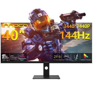 INNOCN 40C1R monitor is a 40-inch ultra-wide 21:9 display screen with 144 Hz, 3440 x 1440 resolution, and 100 percent sRGB. This monitor&#39;s refresh rate is twice that of a standard monitor, which means that moving images appear to move more fluidly and smoothly.