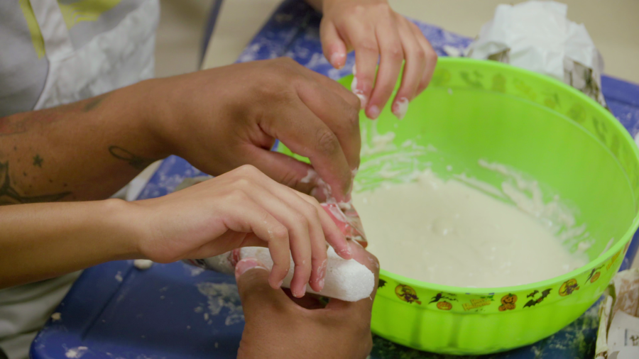 Students create art at Texas School for the Blind and Visually Impaired (Courtesy Videographer Danny Daichi)