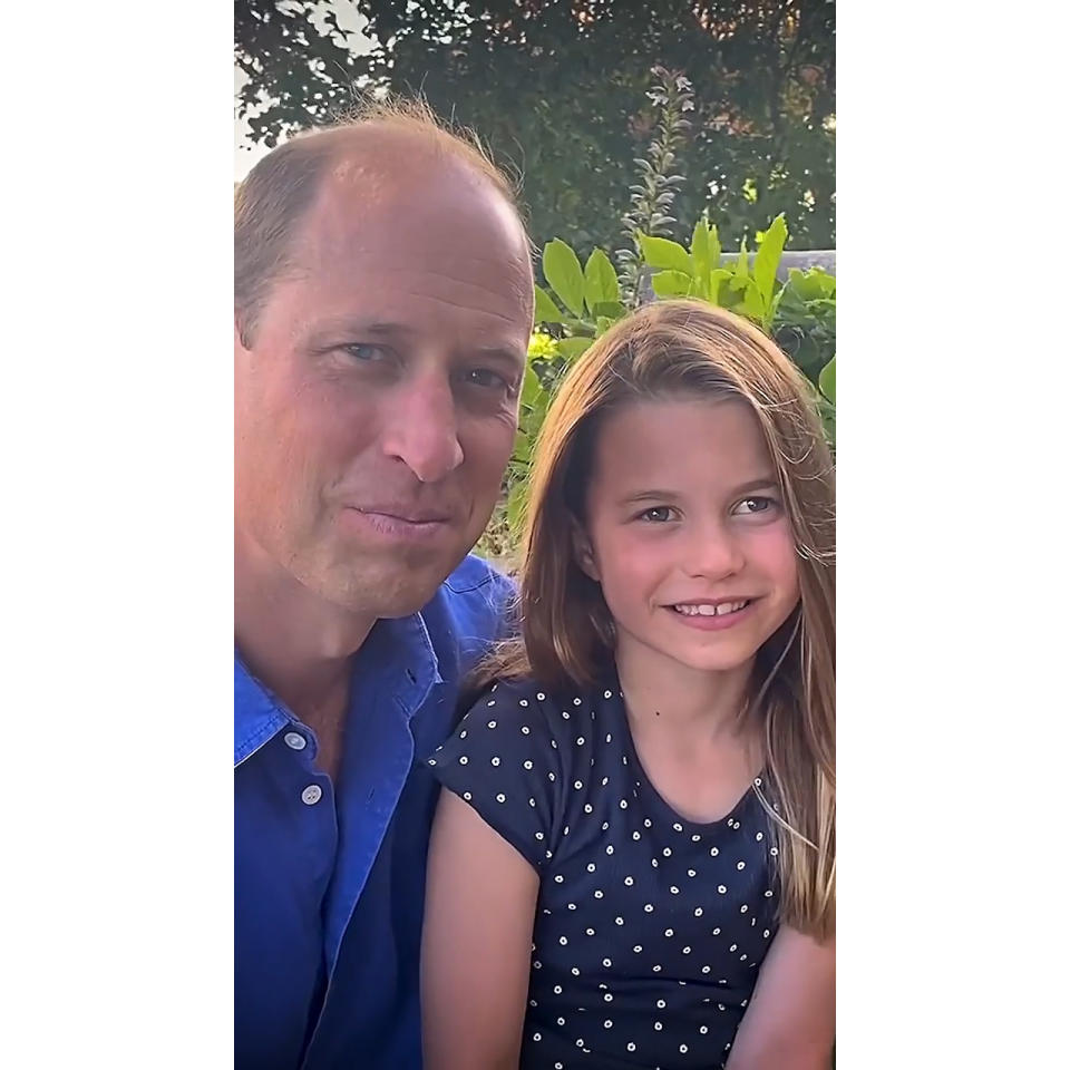 William and Charlotte shared a supportive message of encouragement for England's national women's soccer team ahead of their championship game in the UEFA Women's Euro Final.