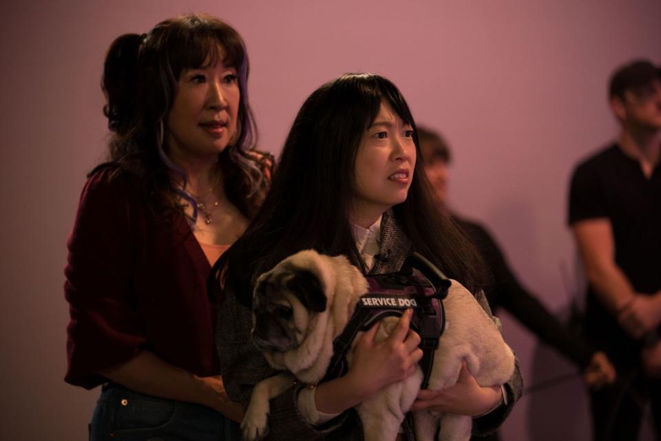 sandra oh, awkwafina, quiz lady