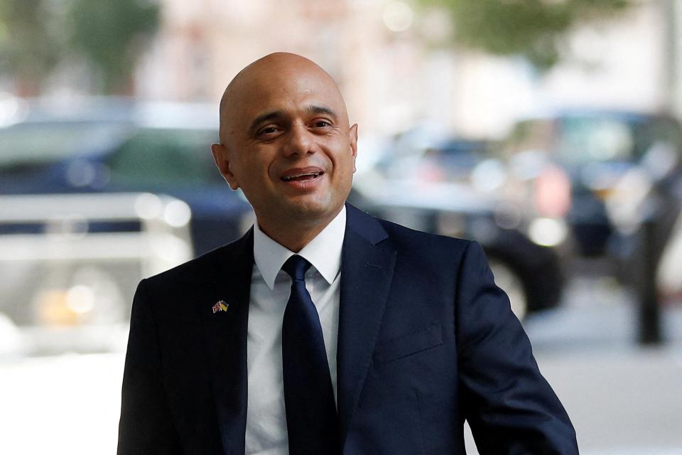 Former health secretary Sajid Javid (REUTERS)