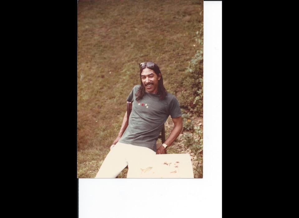"Here's my very cool dad  - George Wyndell Murphy - relaxing in Rock Creek Park back in the day!" - Derek Murphy, general manager, Multicultural, HuffPost     (HP photo)