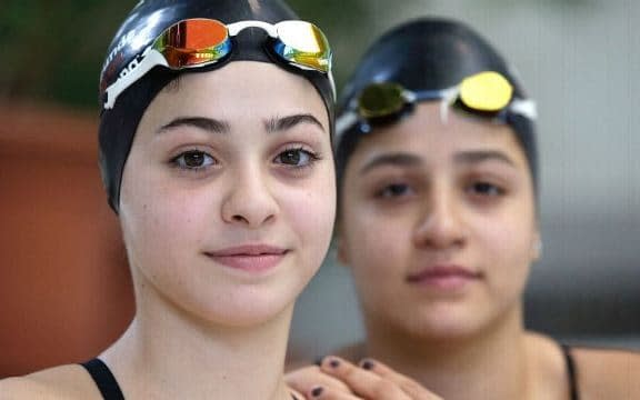 Yusra y Sarah Mardini. / Foto: The Telegraph