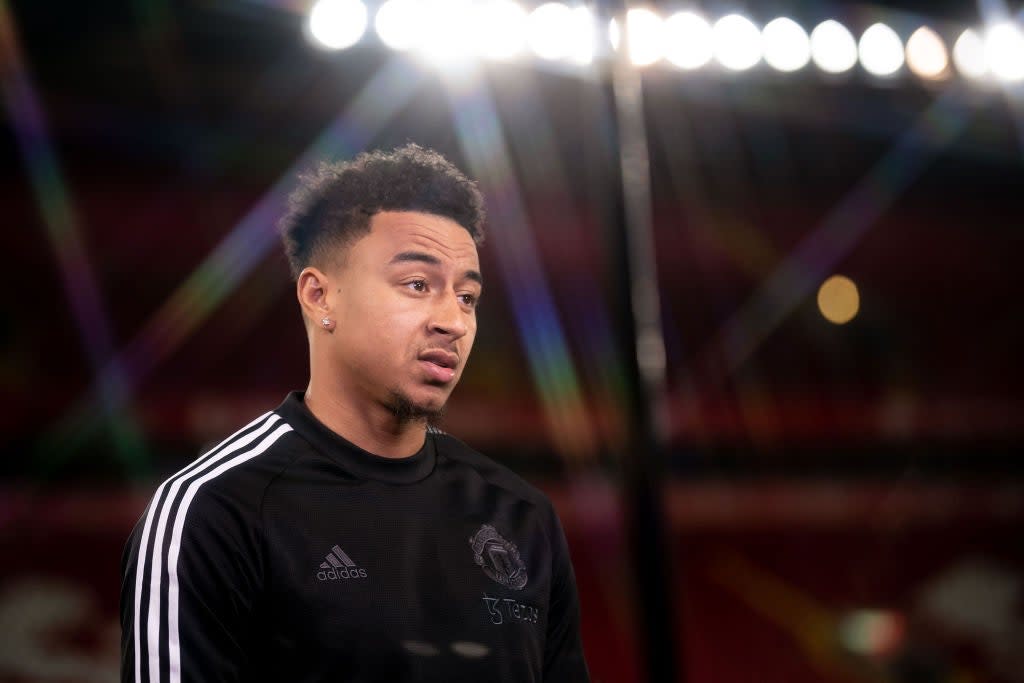 Jesse Lingard is out of contract in the summer and will leave the club   (Manchester United via Getty Imag)