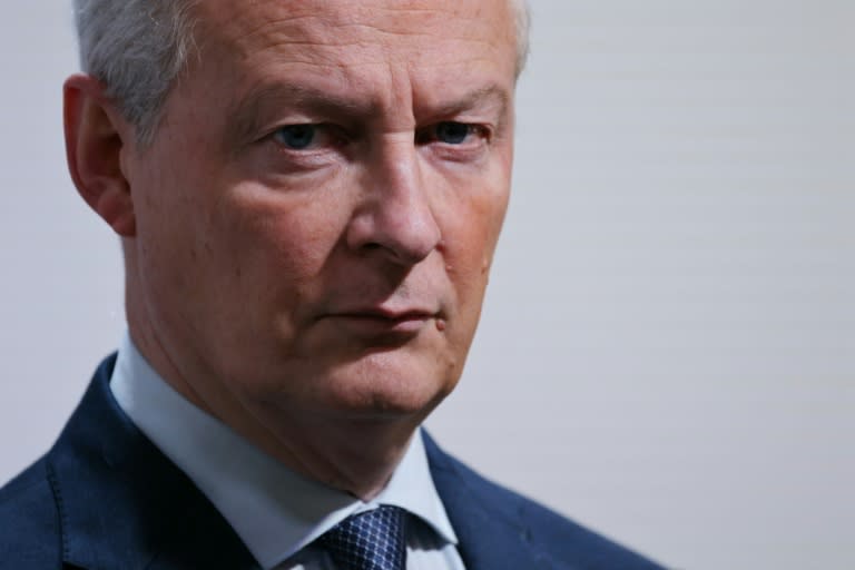 Bruno Le Maire à Paris le 26 janvier 2024 (Thomas SAMSON)