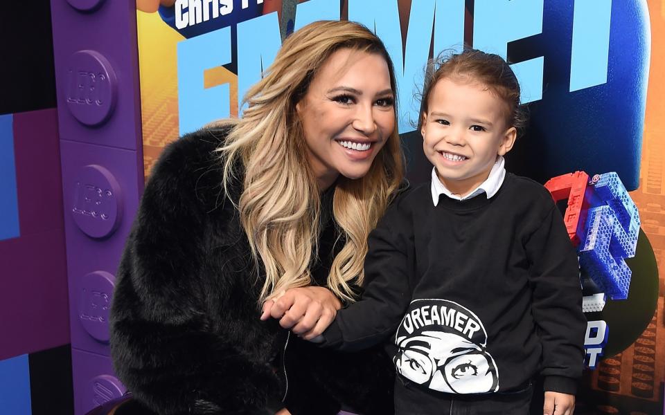 Naya Rivera with her 4-year-old son - Getty 