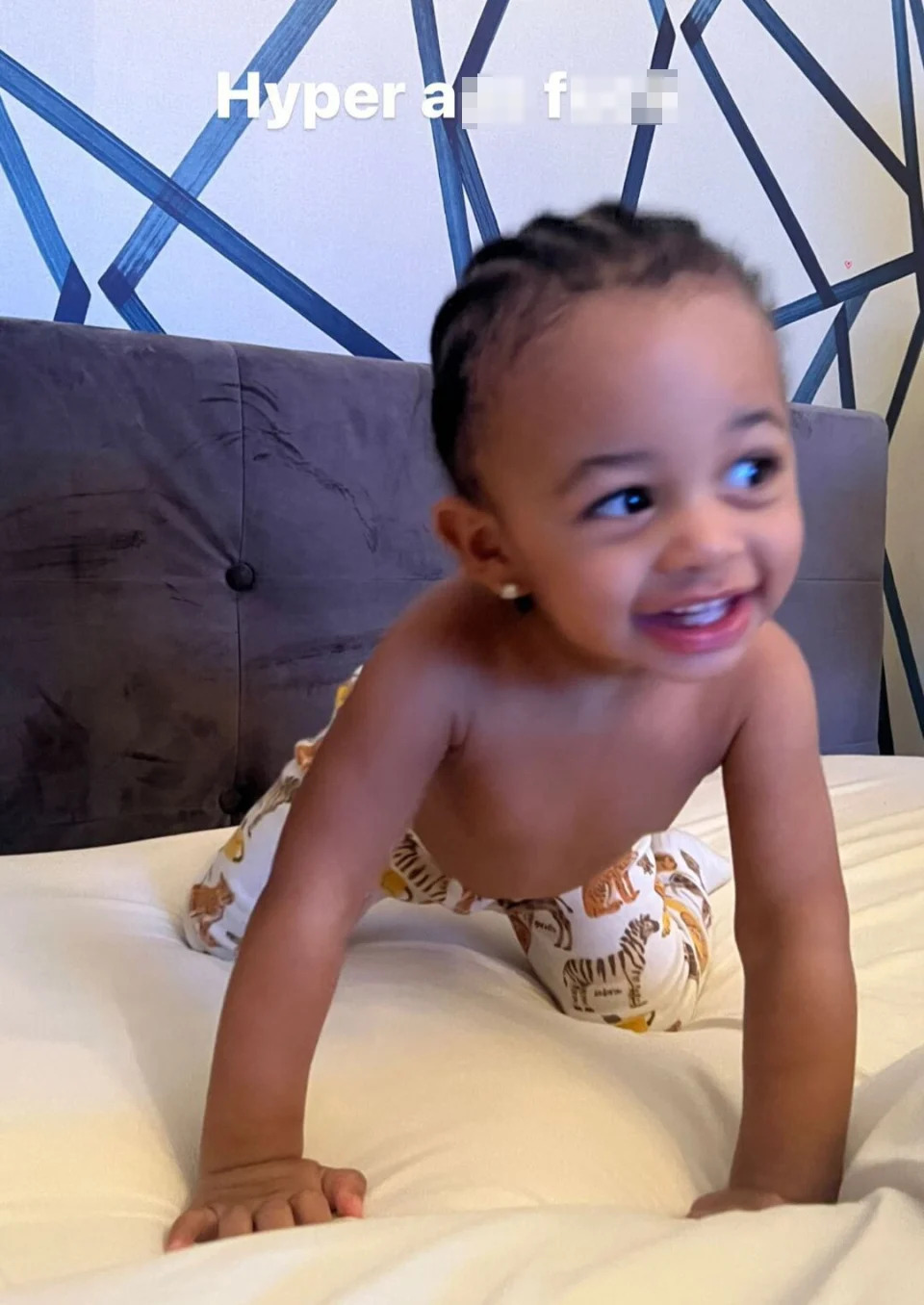 Cardi B Says Toddler Son Wave 'Needs to Go to Sleep