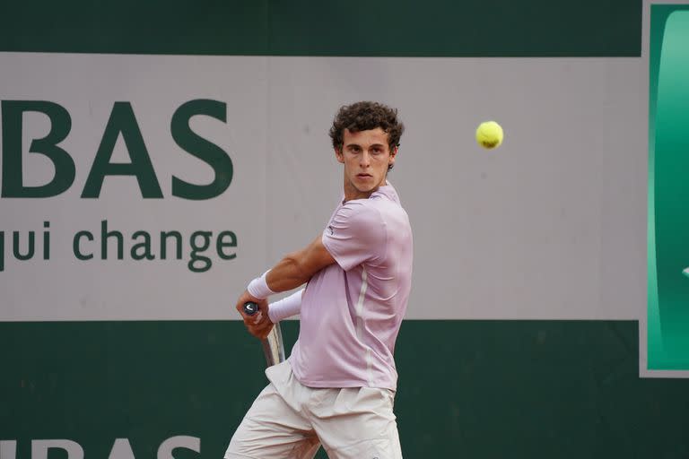 Juan Manuel Cerúndolo en Roland Garros