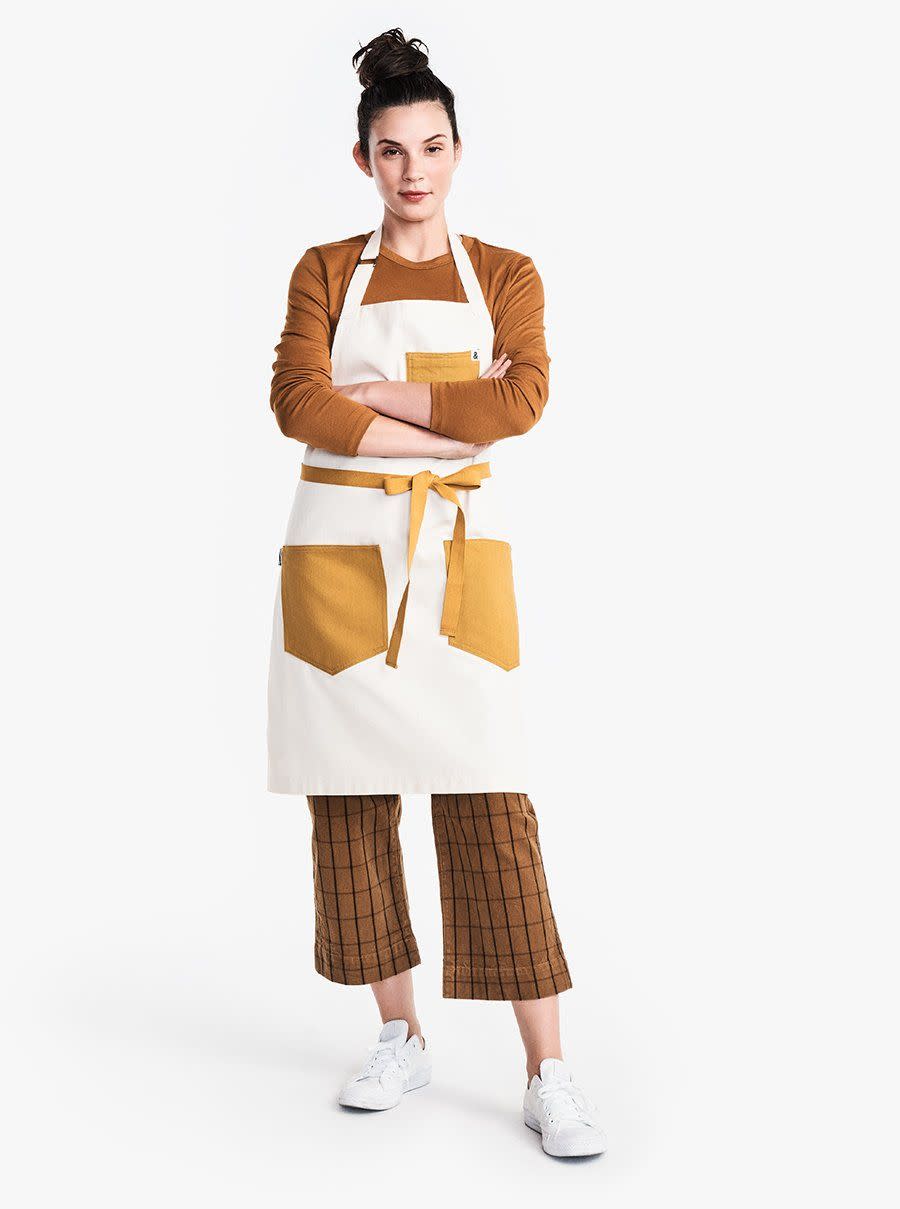 Madewell x Hedley & Bennett Contrast-Stitch Apron