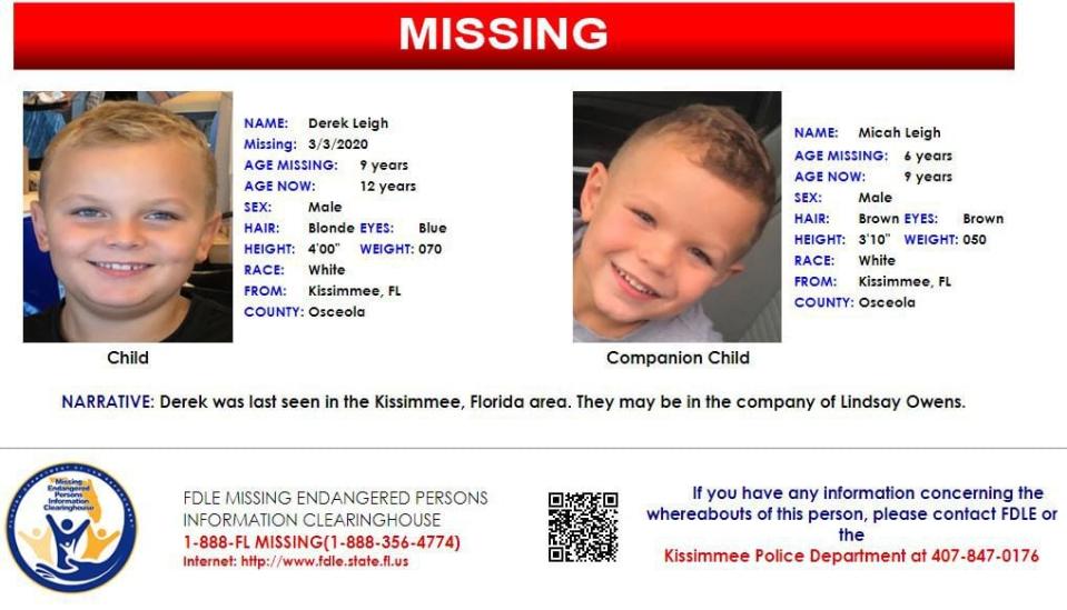 Derek Leigh was last seen in Kissimmee on March 2, 2020.
