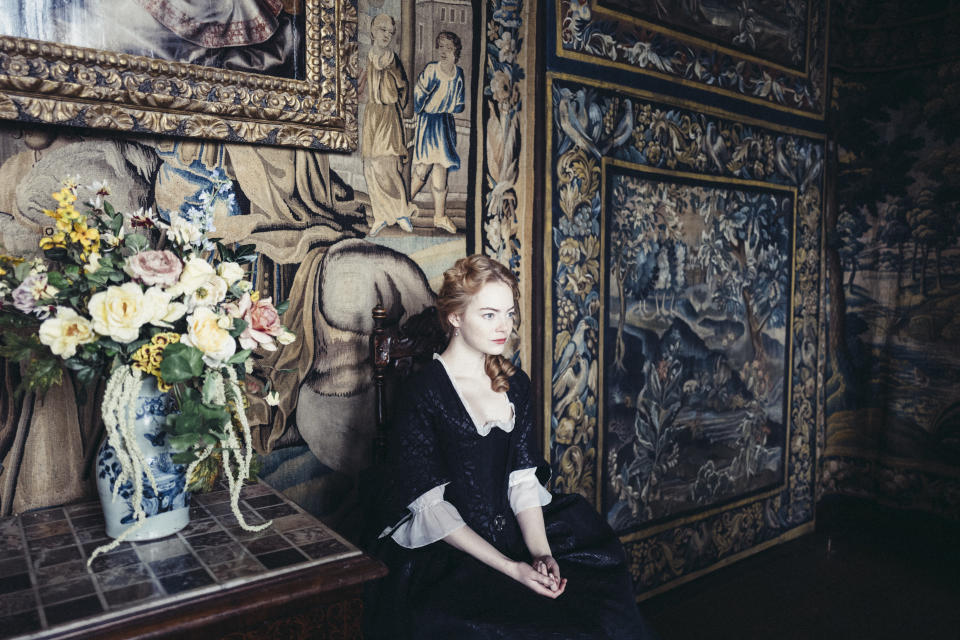 Emma Stone in "The Favourite." (Photo: )