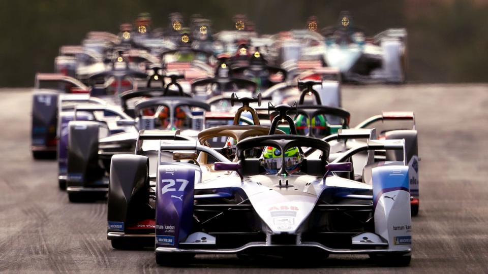 <div class="inline-image__caption"><p>Alexander Sims of Great Britain driving the BMW iFE.20 on track during the ABB FIA Formula E Championship in Riyadh, Saudi Arabia.</p></div> <div class="inline-image__credit">Francois Nel/Getty</div>