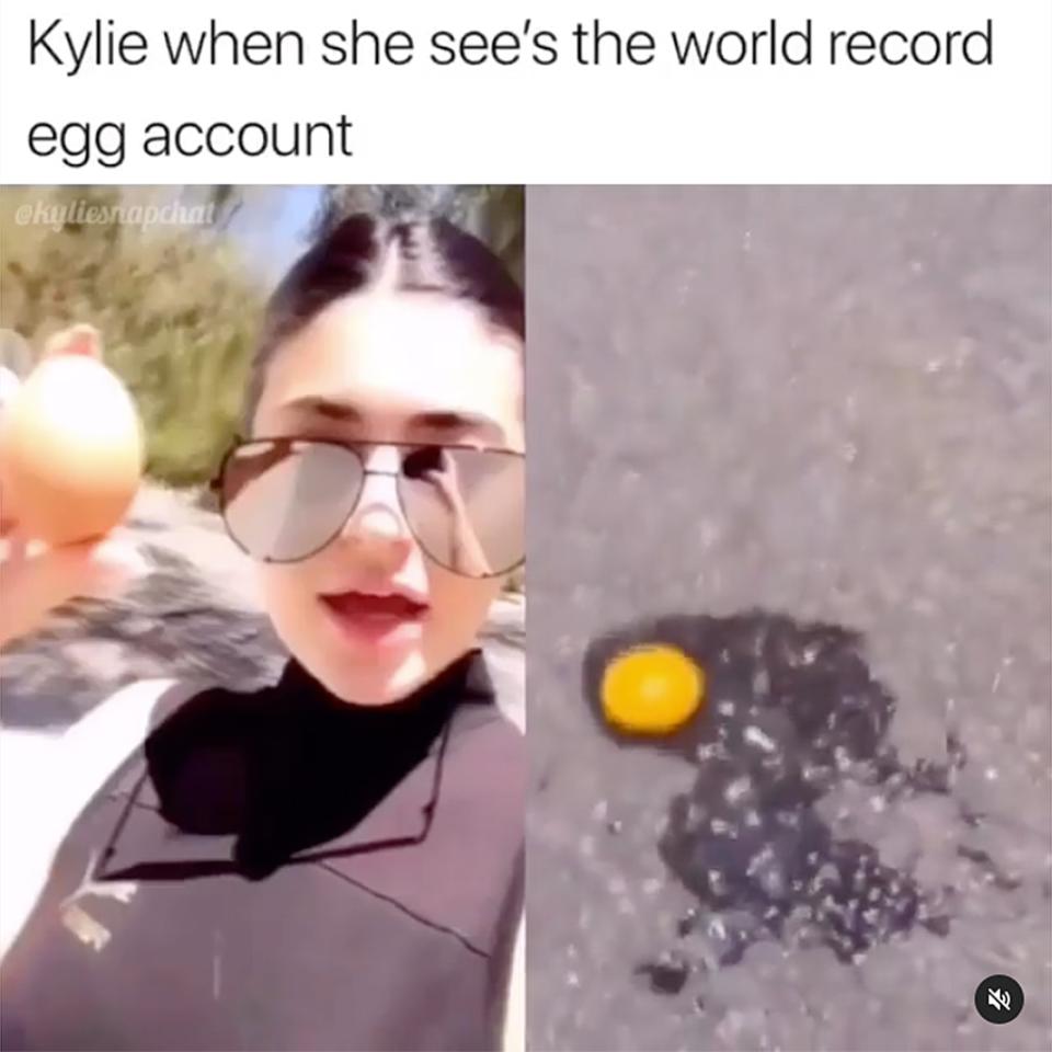 Kylie vs. Instagram Record Egg