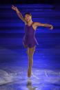 RIFU, JAPAN - NOVEMBER 25: Mirai Nagasu of the United States performs in the Gala Exhibition during day three of the ISU Grand Prix of Figure Skating NHK Trophy at Sekisui Heim Super Arena on November 25, 2012 in Rifu, Japan. (Photo by Kiyoshi Ota/Getty Images)