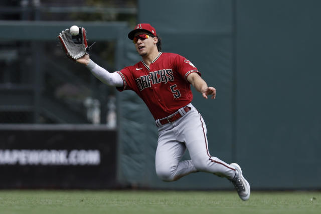 Nelson sharp, Marte homers again as Diamondbacks top Giants 5-2 - The San  Diego Union-Tribune