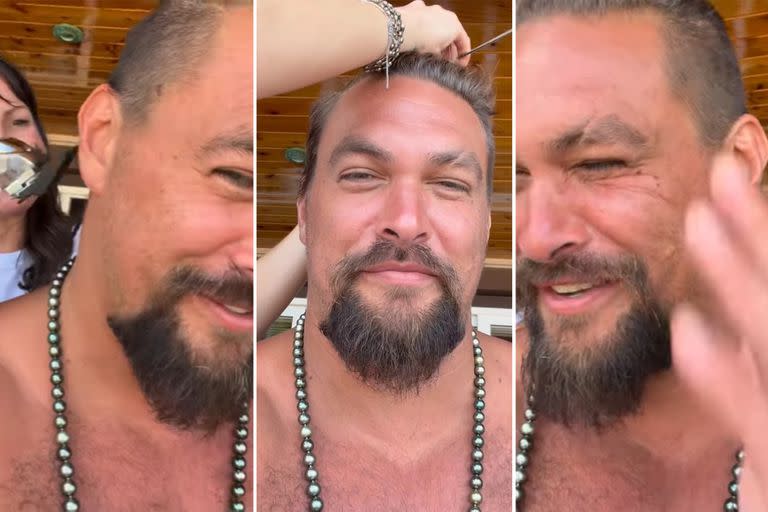 ¡Se rapó!: el motivo por el que Jason Momoa decidió cortarse el pelo al ras