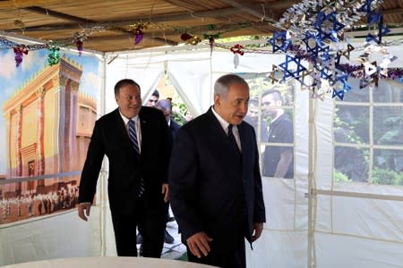 U.S. Secretary of State Mike Pompeo and Israeli Prime Minister Benjamin Netanyahu meet in Jerusalem