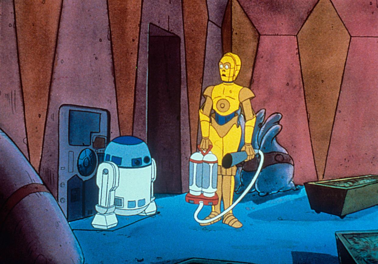 The short-lived animated shows 'Droids' and 'Ewoks' brought the 'Star Wars' galaxy to television in the 1980s (Photo: LucasFilm / Courtesy Everett Collection)