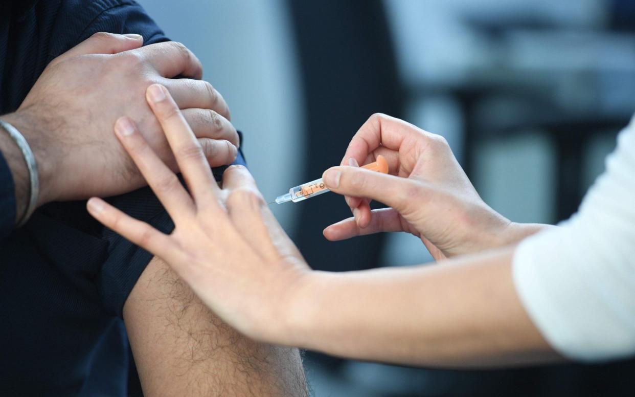 Over 30 new coronavirus vaccination centres were set to open around England this week, including at the Black Country Living Museum, used as the backdrop to the award-winning period crime drama Peaky Blinders - AFP