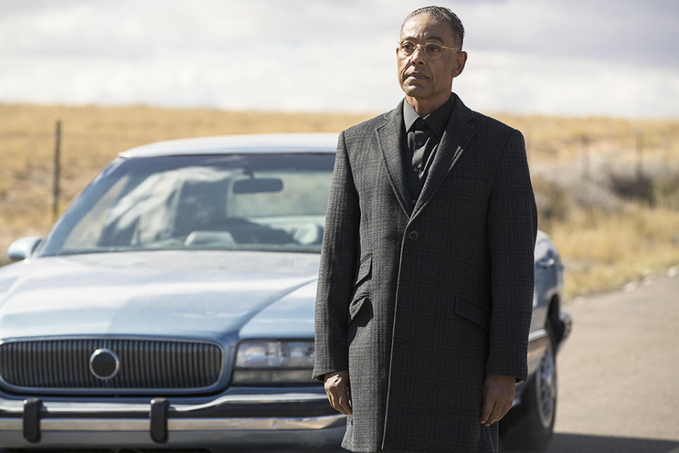 <p>Giancarlo Esposito as Gustavo “Gus” Fring in AMC’s <i>Better Call Saul</i>. (Photo Credit: Robert Trachtenberg/AMC) </p>