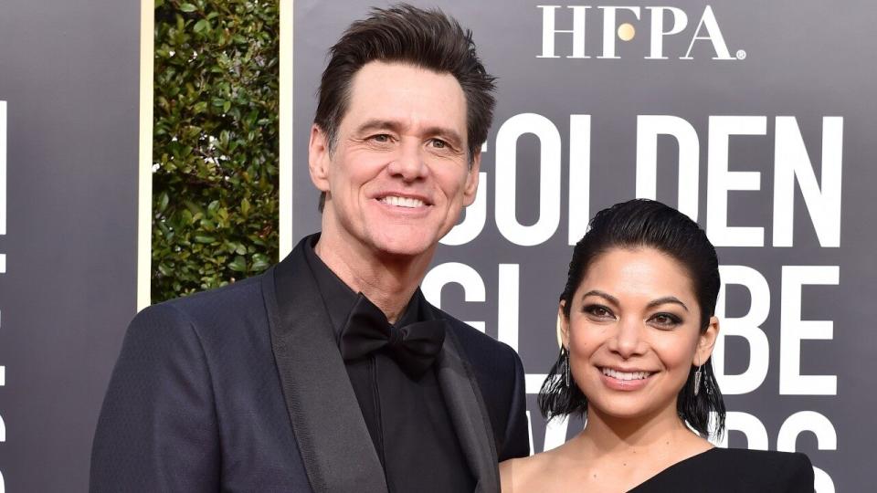 ET was with the then-couple at the 2019 Golden Globes, where Carrey gushed about his 'Kidding' co-star.