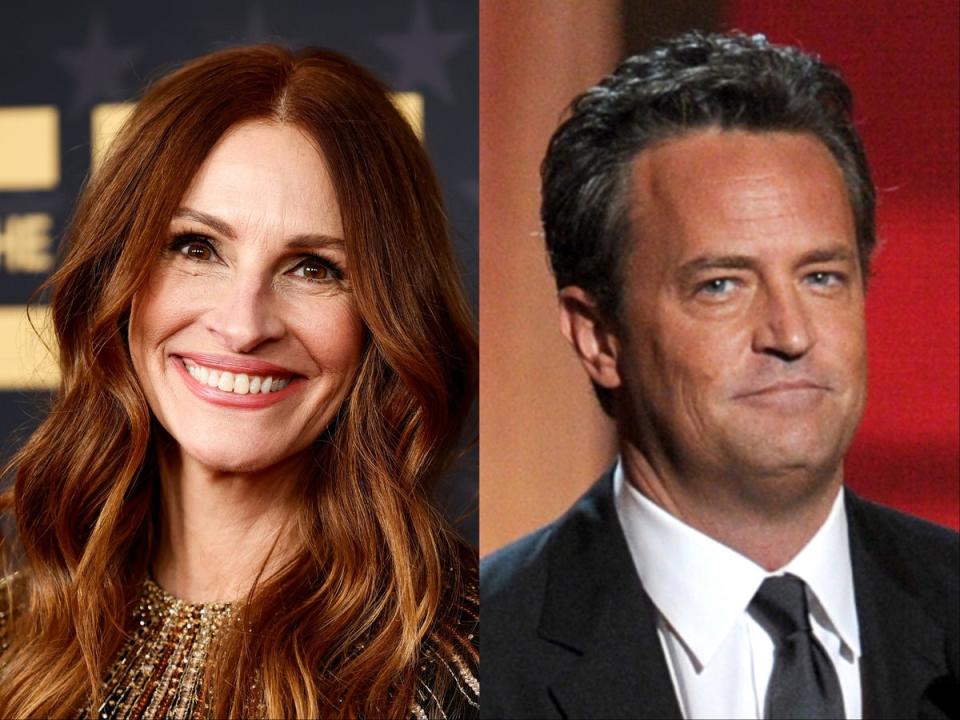 Julia Roberts has paid tribute to Matthew Perry (Getty Images)