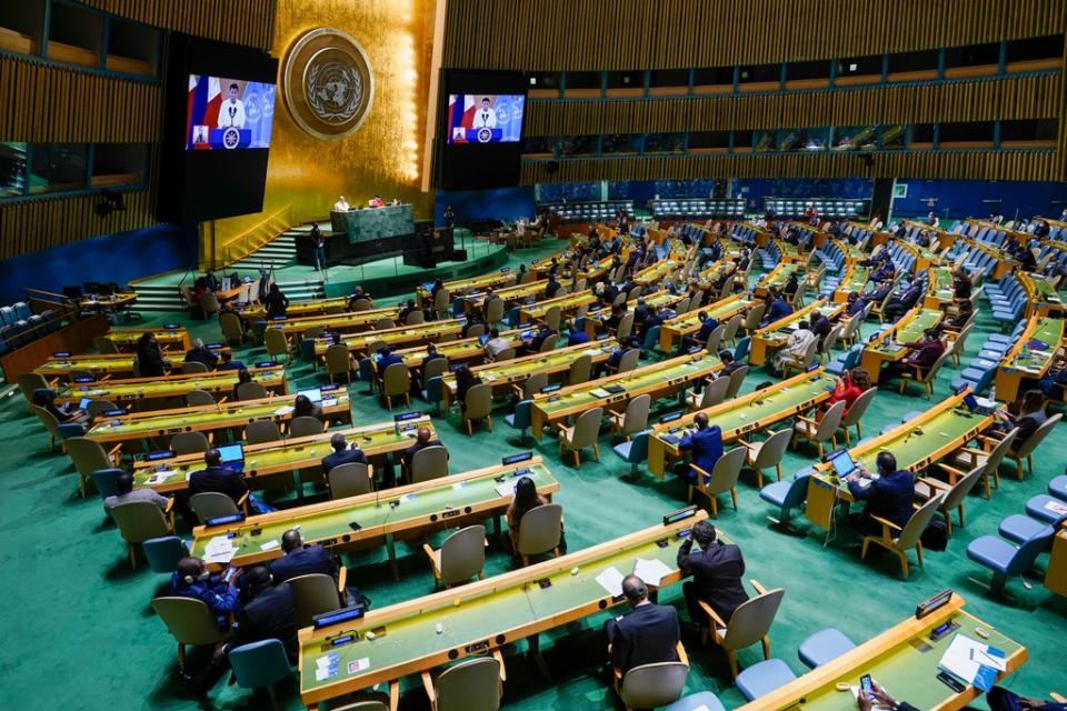 UN General Assembly Philippines (ASSOCIATED PRESS)