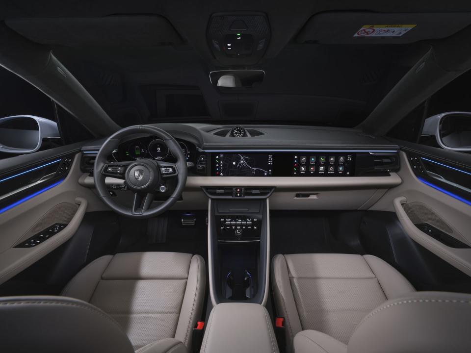 2024 porsche macan ev interior