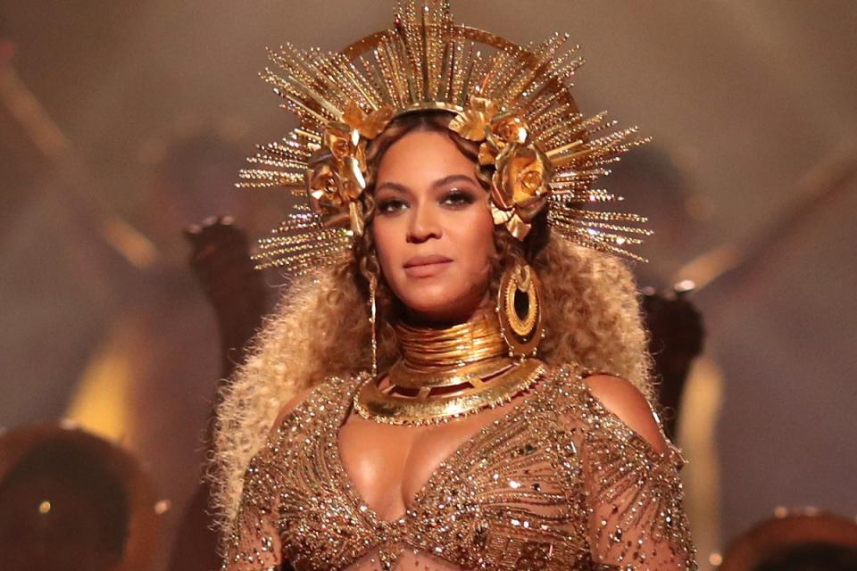 Singer Beyonce during The 59th GRAMMY Awards at STAPLES Center on February 12, 2017 in Los Angeles, California (Christopher Polk/Getty Images)