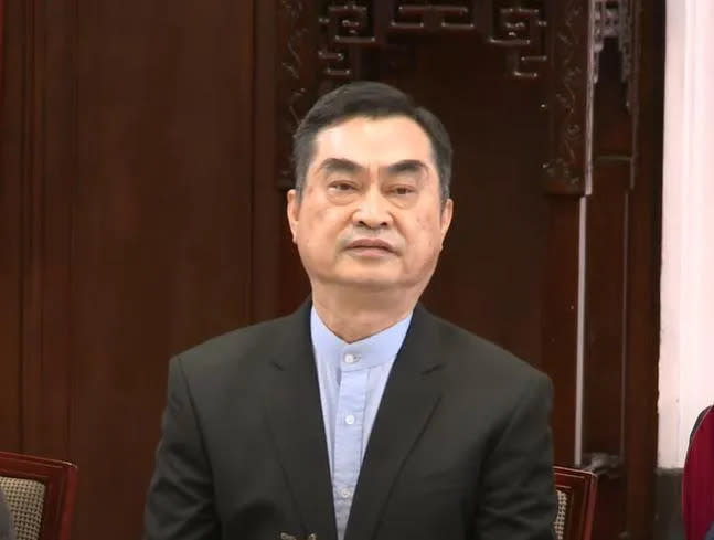 前台北市副市長鄧家基成為考試委員被提名人。（圖／翻攝自總統府頻道）