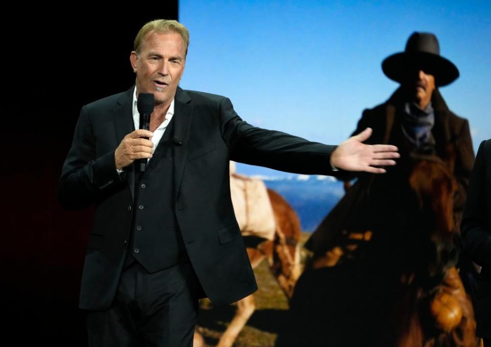 “I have taken a beating from those guys,” Kevin Costner said about the producers of “Yellowstone.” Chris Pizzello/Invision/AP
