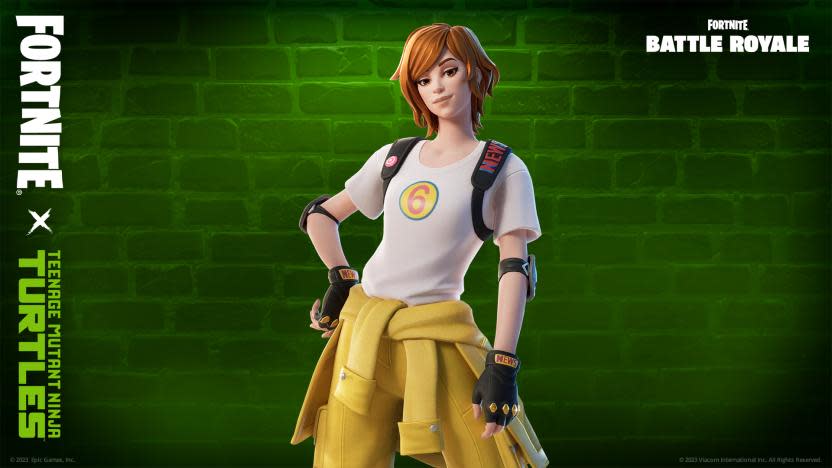 April O'Neil también llegó al Battle Royale