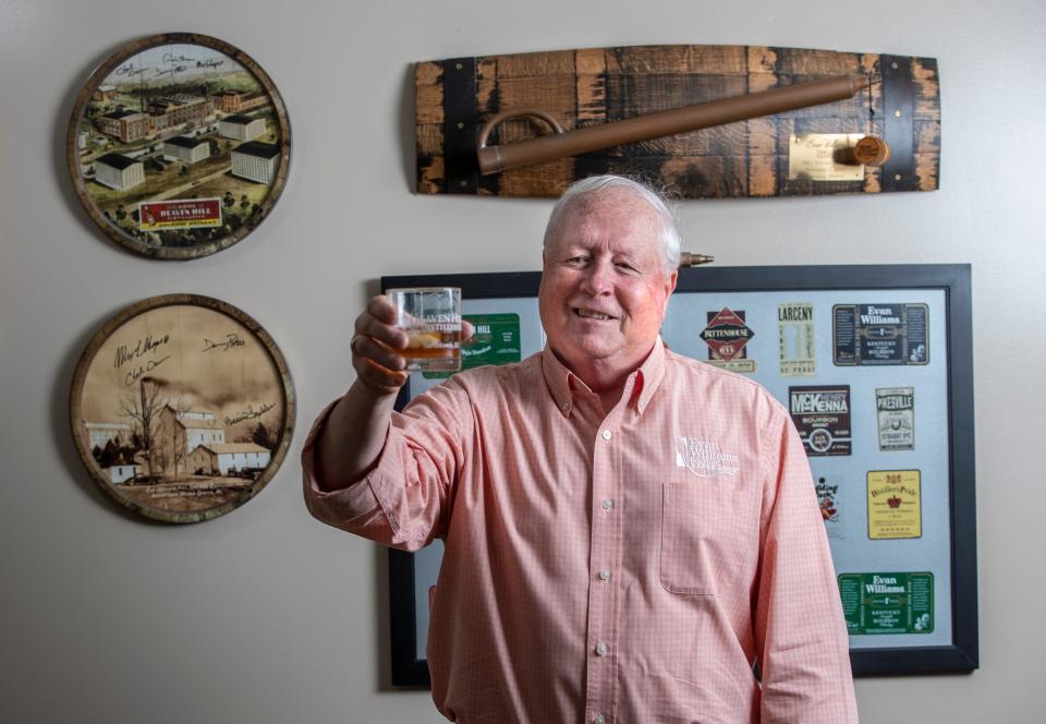 Charlie Downs worked at three Heaven Hill distilleries before retiring rom the company, including the one that burned down. He is seen with some of the moments from his career with the Bardstown distiller. May 25, 2022