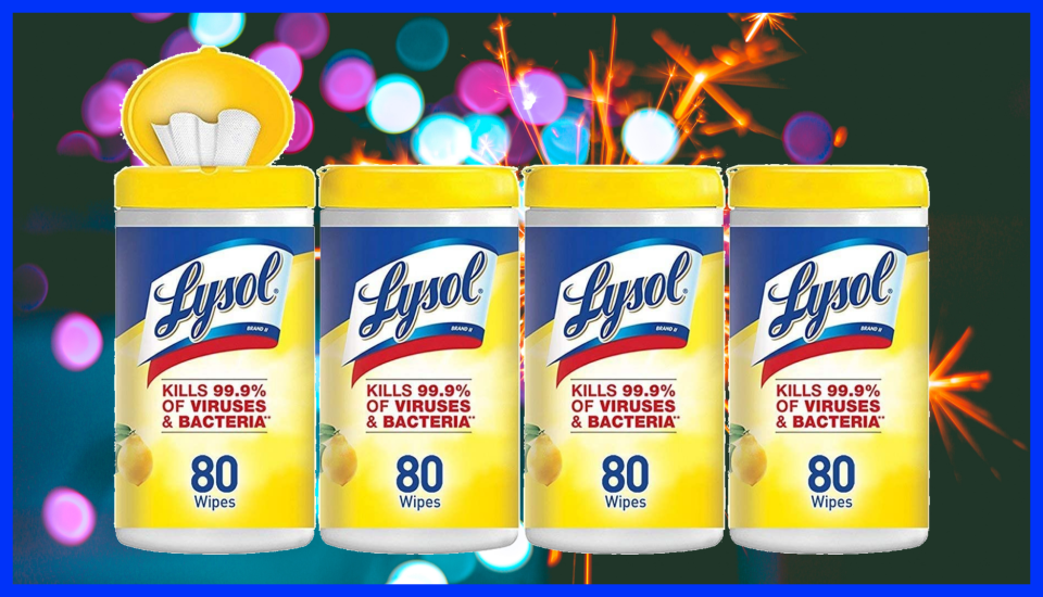 Now's your chance to stock up on Lysol Disinfecting Wipes. (Photo: Amazon)