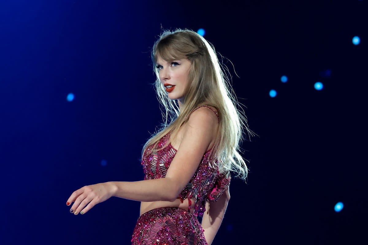 Taylor Swift in concert  (Getty)