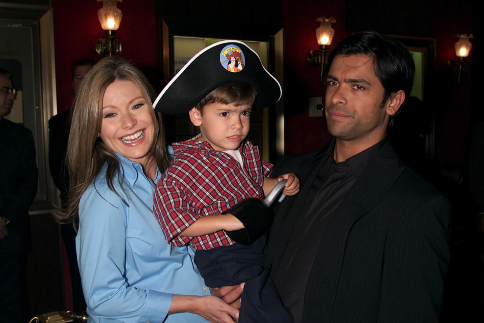 His famous parents: Kelly Ripa and Mark Consuelos