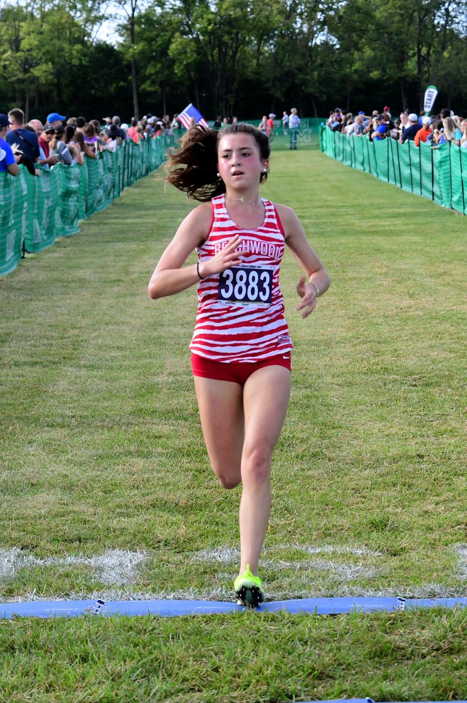 Beechwood's Lily Parke, shown here Sept. 10, helped the Tigers win a state championship.