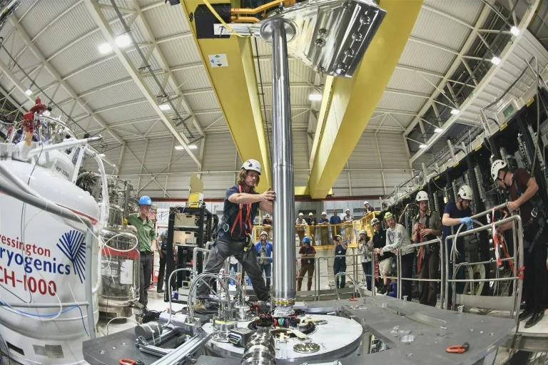 Mysterious antimatter observed falling down for the first time