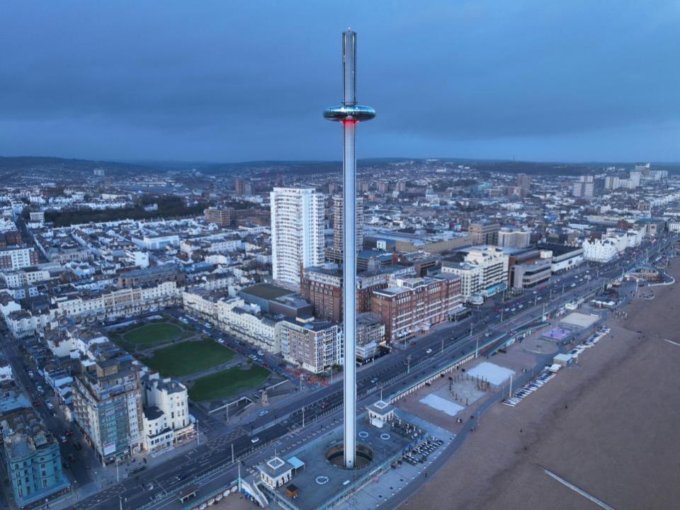 The Argus: The nude passengers took in the view of the city and the Sussex coast