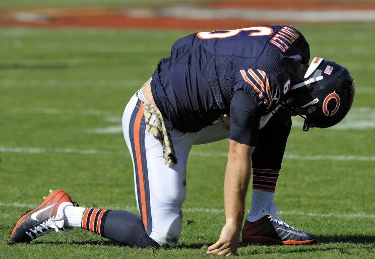 Jay Cutler was released by the Bears on Thursday. (AP)