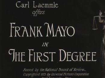From the opening credits of &#x002018;The First Degree&#x002019; (Chicago Film Archives)
