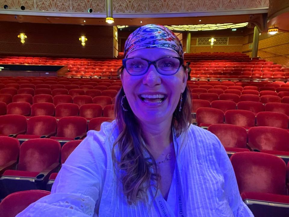 jill robbins in theater on cruise