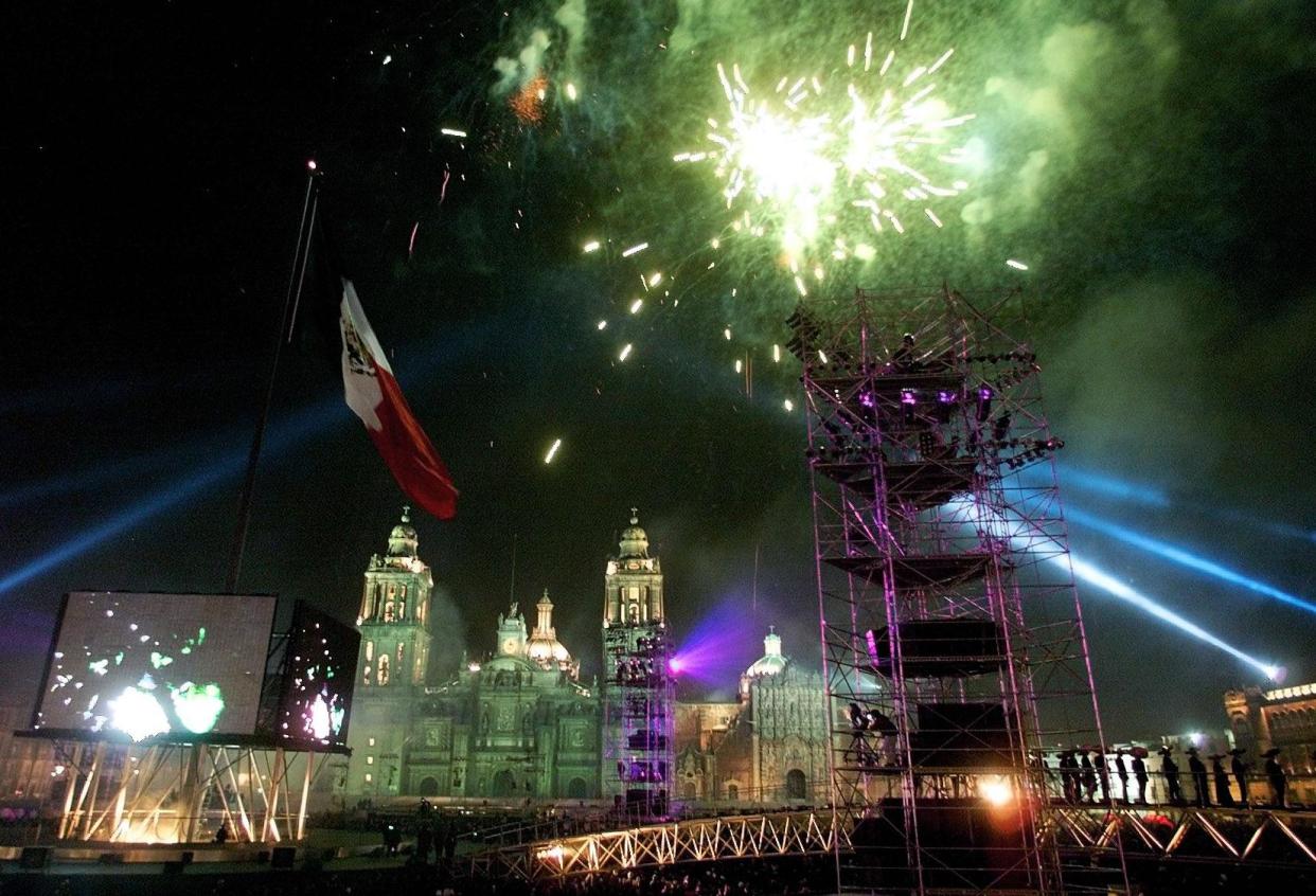 En México existe la nefasta tradición de utilizar pirotecnia en las celebraciones patrias  (Foto de: JORGE SILVA/AFP via Getty Images)