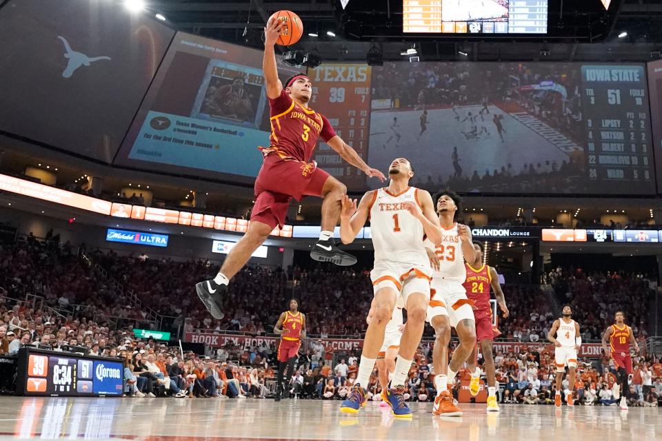 Iowa State's Tamin Lipsey was sidelined during the Cyclones' Jan. 20 win at TCU. He'll play in Saturday's 1 p,m. game against the Horned Frogs.